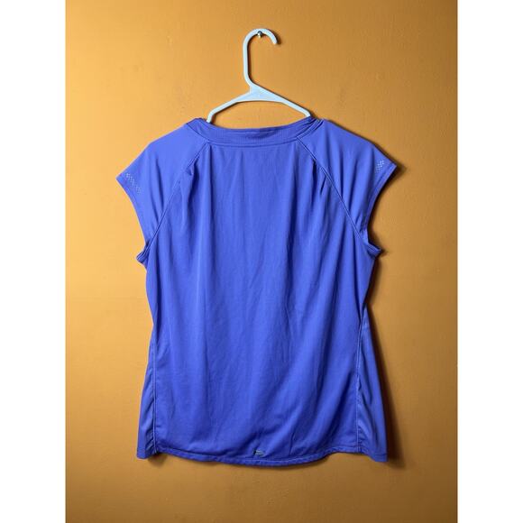 PUMA Sport Running Top Women's Size XL Black Short Sleeve Open Shoulder - Picture 5 of 9